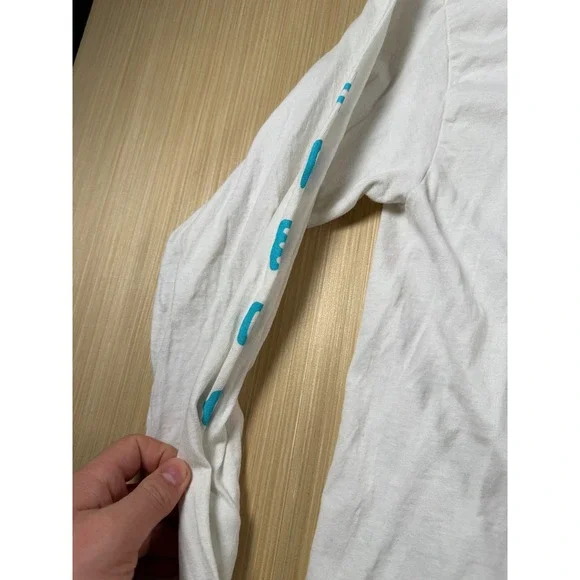 Neon Riot Shirt Mens 2XL White Japanese Dragon Graphic Print Cotton Streetwear - Picture 4 of 6